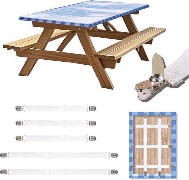 Detalle de CHACROC Tischdeckenklammern für Dicke Tische