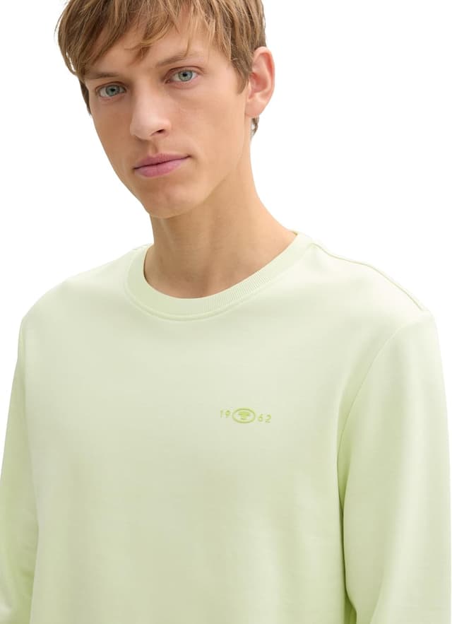 Detalle de TOM TAILOR Maglia di Tuta Uomo: felpa a maniche lunghe con vestibilità comoda