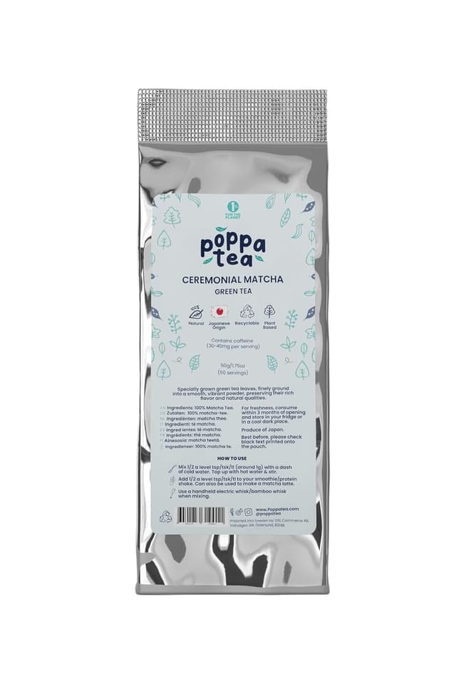 Thumbnail 6 de PoppaTea Ceremonial Matcha Pulver
