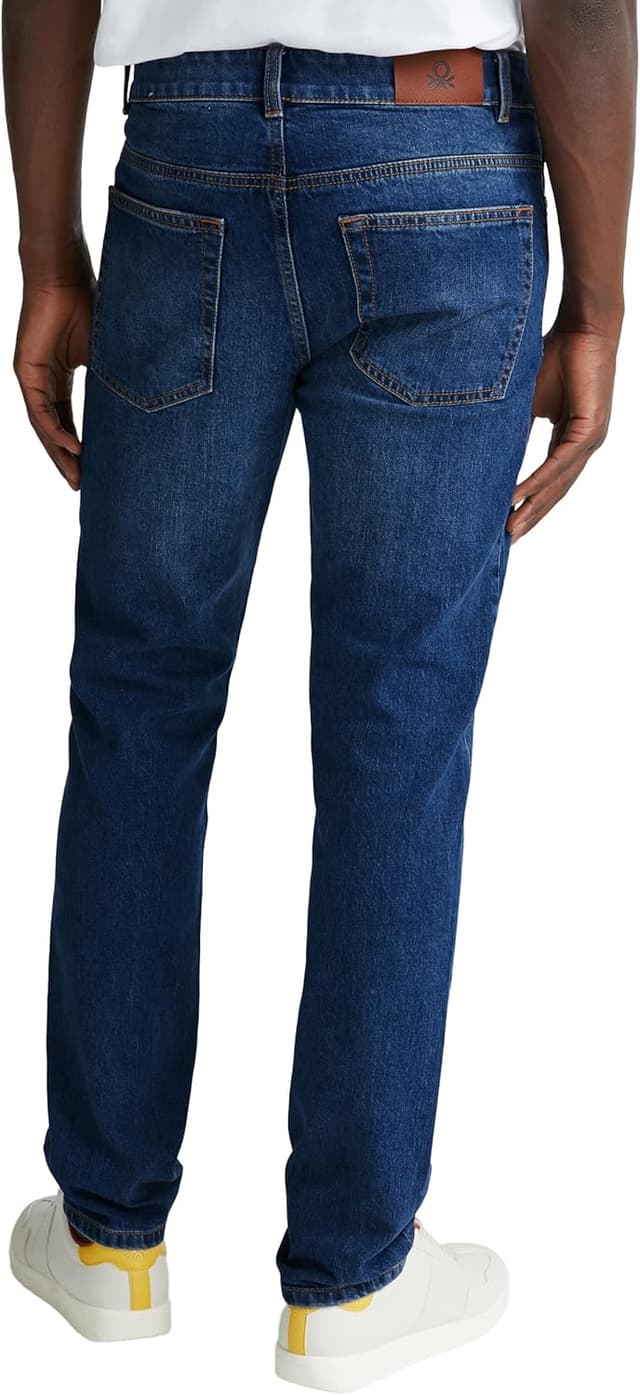 Detalle de United Colors of Benetton Pantaloni Uomo in denim stretch slim fit a 5 tasche