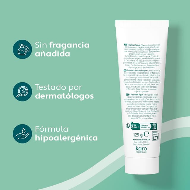 Detalle 2 de Eryplast Pasta al Agua 2x125gr Crema de Pañal