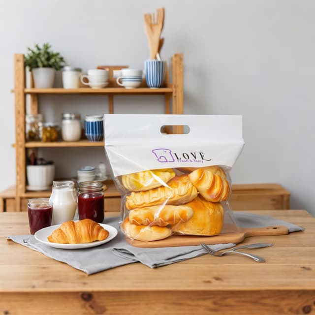 Detalle de Bread bag 50 pack, 35 x 30cm freezer