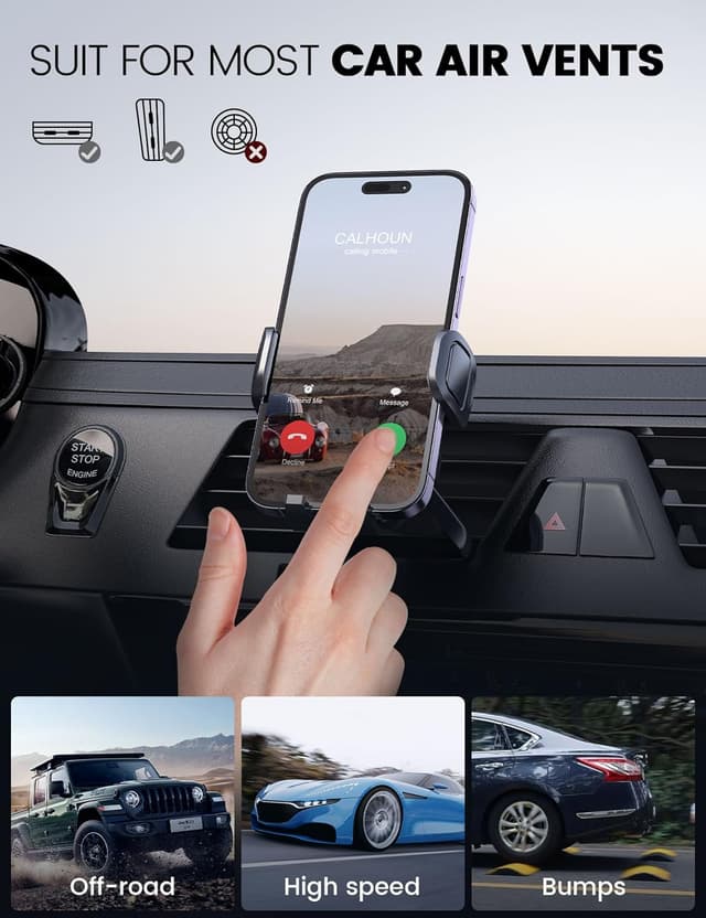 Thumbnail 5 de Pnitri Car Phone Holder 4.0–7.0" universal mount
