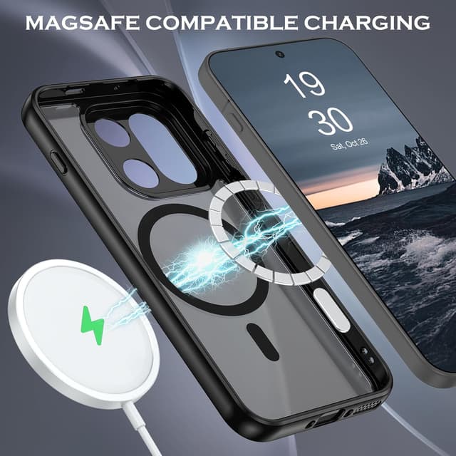 Thumbnail 2 de YINLAI Hülle für OnePlus 15 (6.78") mit MagSafe – magnetische TPU-Case, schwarz