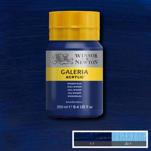 Thumbnail 1 de Winsor & Newton Acrylique Galeria 250ml Bleu Winsor Série 1