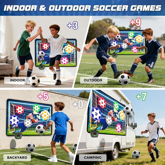Thumbnail 3 de Electronic scoring football toy set 2 modes