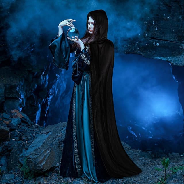 Thumbnail 3 de AOOWU Capa Negra con Capucha 1 unidad