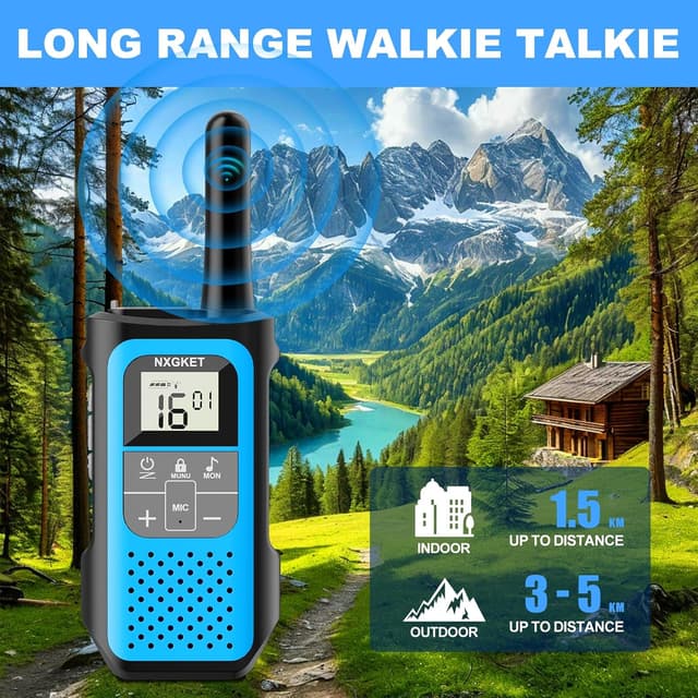 Detalle 1 de NXGKET Walky Talky a 16 canali