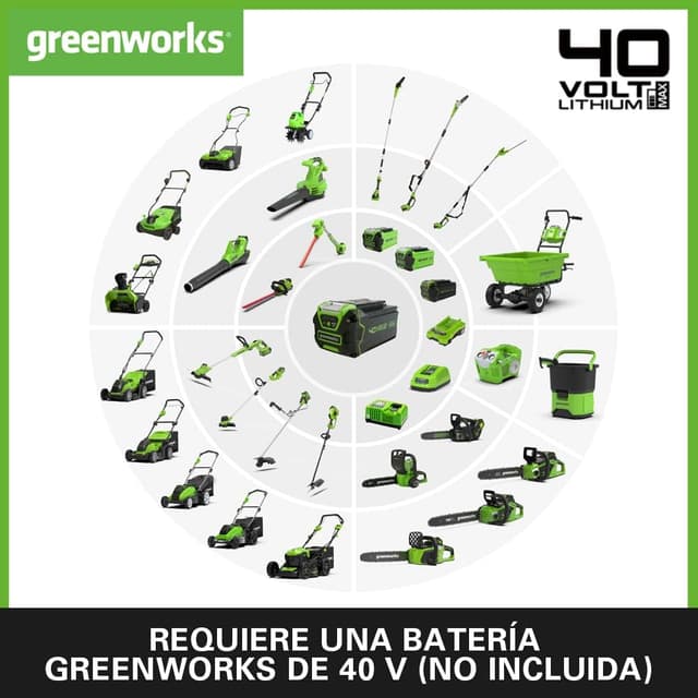 Thumbnail 4 de Greenworks Tools G40AB 🌀 Soplador de Hojas a Batería, 177 km/h