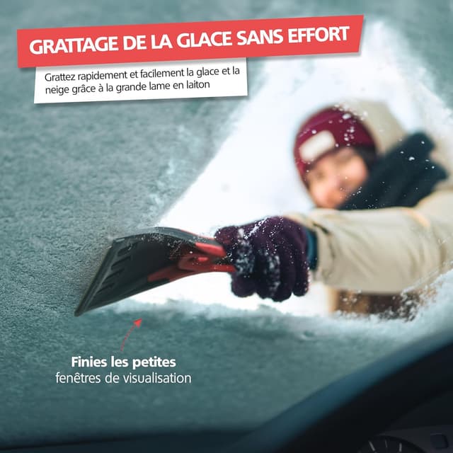 Detalle 2 de SPRINGER ZX2000 : grattoir à neige avec lame en laiton et fonction de rabotage