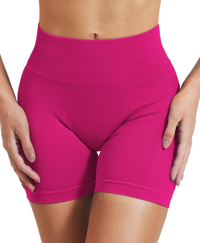 Detalle de VOYJOY Impact Scrunch Workout Shorts for Women (2.5, 3.6, 4.5 or 6-inch inseam)