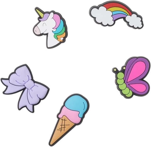 Detalle de Crocs Jibbitz lot de 5 breloques licorne pour chaussures