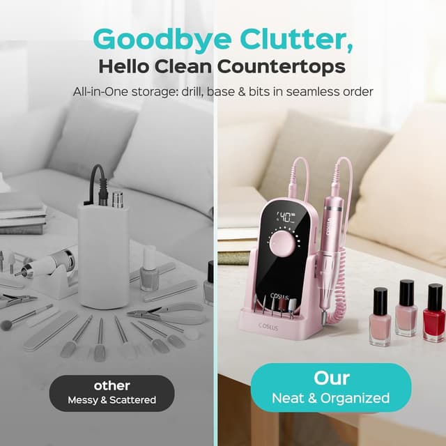 Thumbnail 6 de COSLUS Electric Nail Drill 40000 RPM ๐