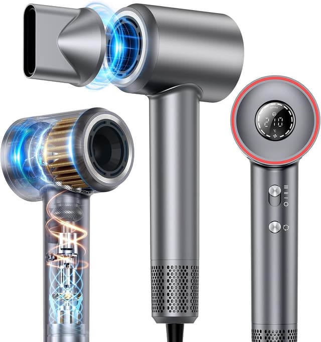 Thumbnail 6 de Föhn Hochgeschwindigkeits 160.000 U/min, leise, mit Diffusor 💇♀