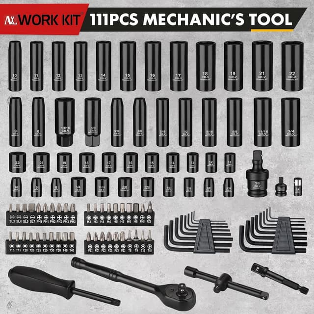 Detalle 1 de Mechanics Tool Set 111Pcs Kit