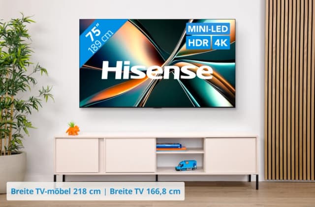 Thumbnail 15 de Hisense U7Q 75 Zoll ULED Mini-LED
