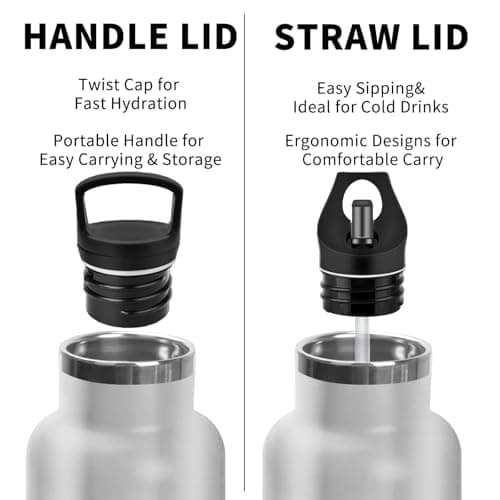 Detalle de Grsta Botella Acero Inoxidable 500 ml 🚰