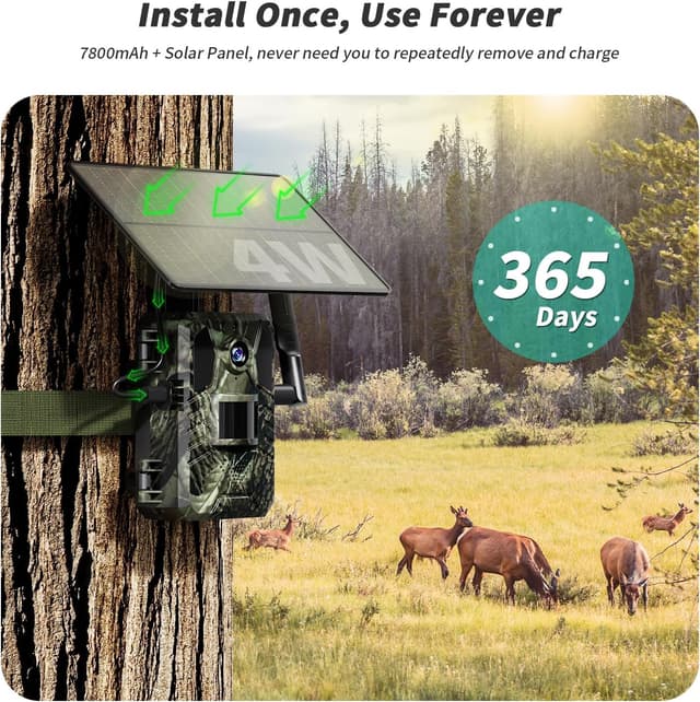 Thumbnail 5 de SEHMUA 3rd Gen 4G LTE Cellular Trail Camera