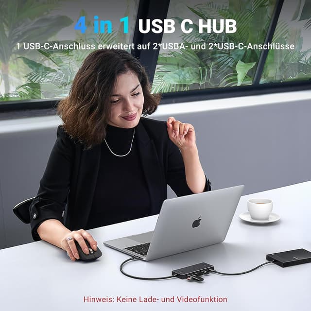 Detalle de UGREEN USB C Hub 10 Gbps