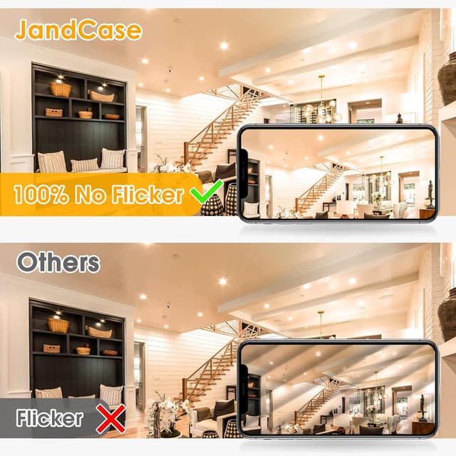 Detalle de JandCase GU10 LED Bulbs Warm White 3000K (8W, 700LM, 120°) – 6 Pack, Non-Dimmable