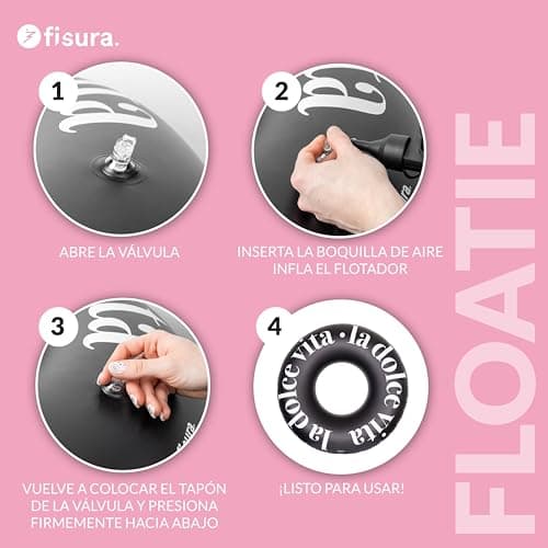 Thumbnail 2 de Fisura La Dolce Vita 120 cm flotador negro 🏊