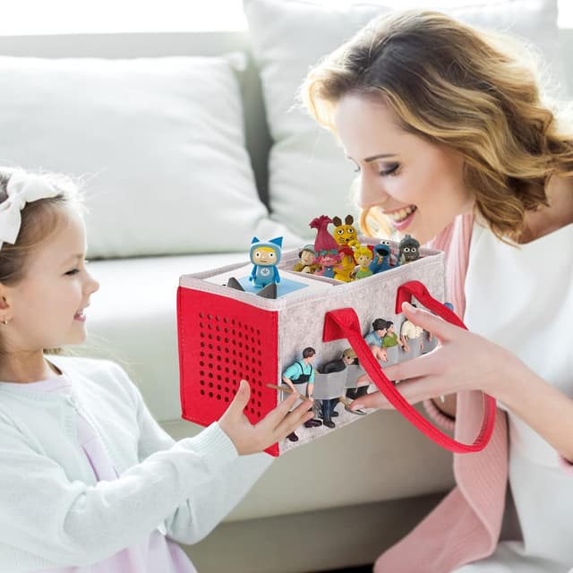 Thumbnail 6 de Chedin Tonie Toniebox Organizer Grau Rot