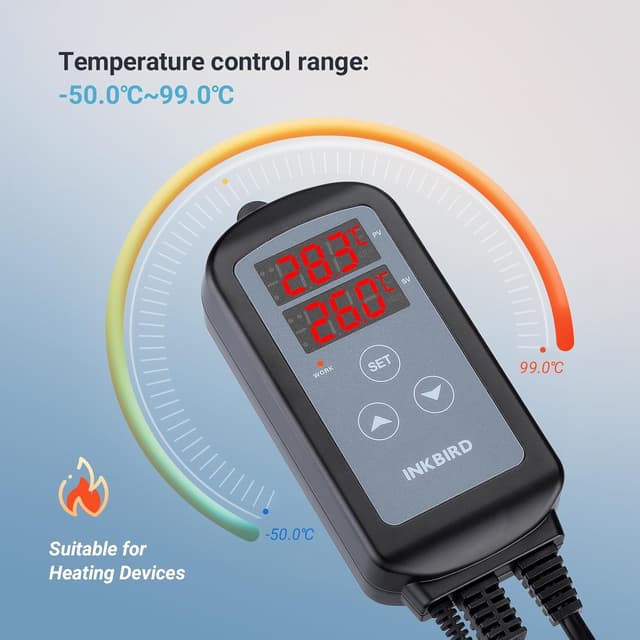 Thumbnail 2 de Inkbird ITC-2T Thermostat 2 Ausgänge für Terrarien