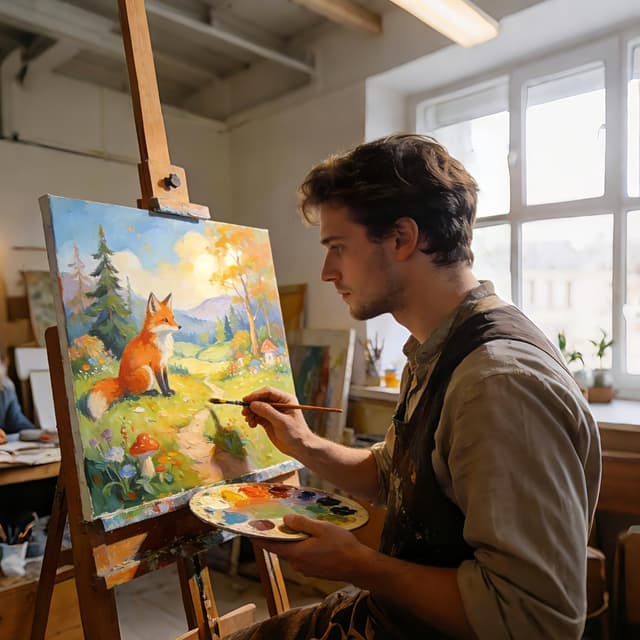 Detalle 2 de WINSONS Acrylic Paints Set (24 Colours) – Non-toxic acrylic fabric paint for canvas, ceramics, crafts and more