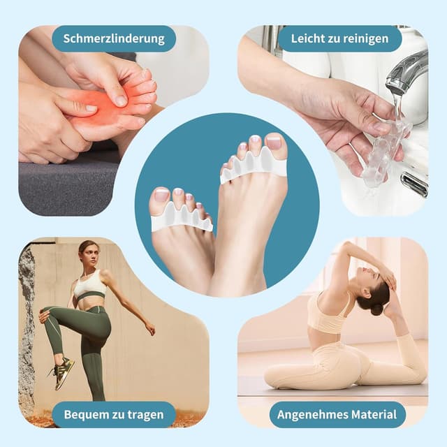 Thumbnail 3 de SUNFATT Zehenspreizer 4 Stück 👣