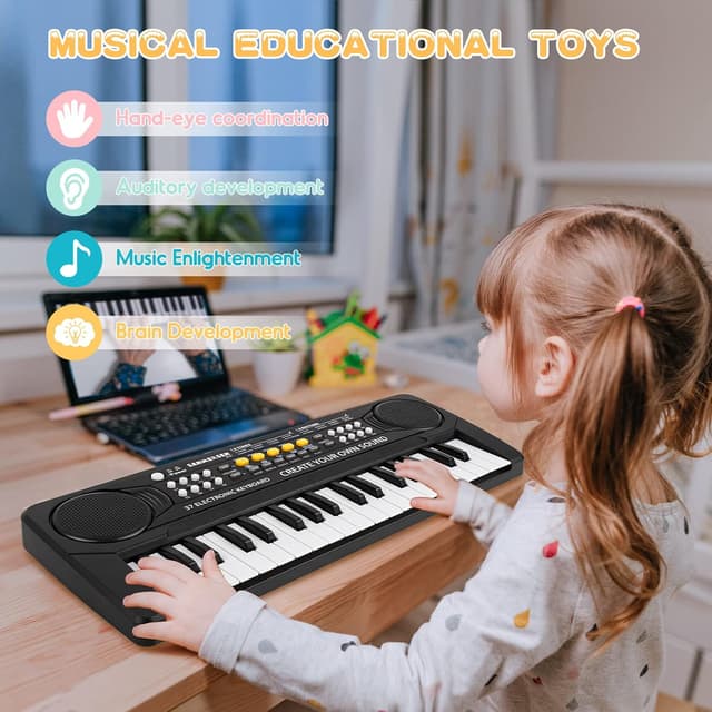Thumbnail 2 de Shayson NO.9127-NK 37-key kids keyboard 🎹
