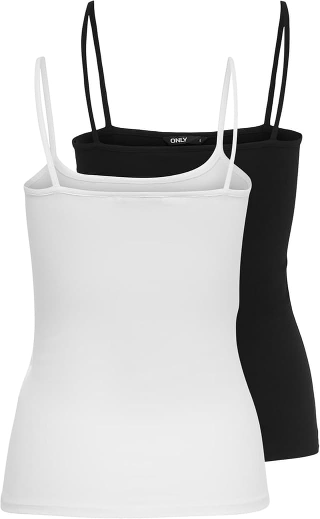 Detalle 2 de ONLY Female Top ONLLOVE 2-Pack – ärmelloses Basic-Top aus Baumwolle/Elasthan