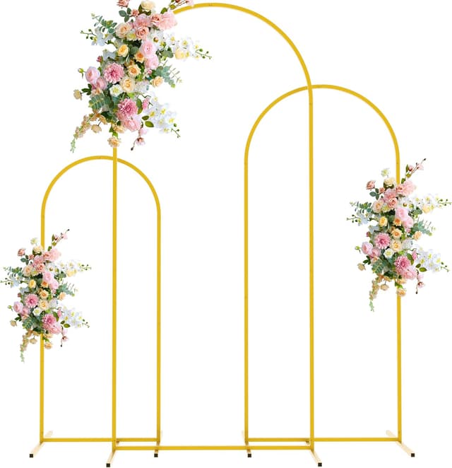 Thumbnail 6 de Wokceer Wedding Arch Backdrop Stand Set 7.2FT