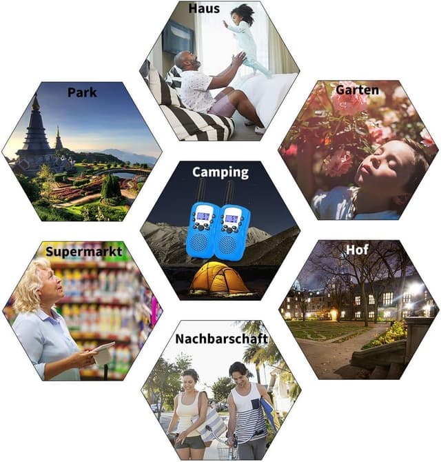 Thumbnail 4 de Funkprofi 2X T-388 Kinder Funkgeräte mit 8 Kanälen