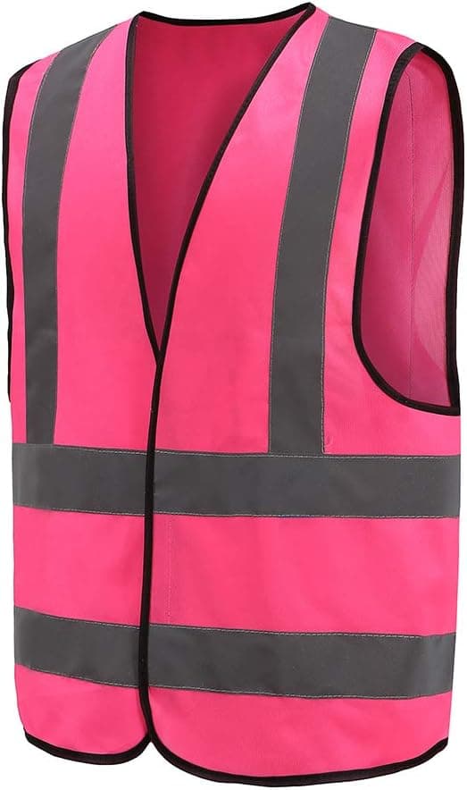 Detalle de AYKRM Reflective Security Hi Vis Waistcoat – 360° reflective high visibility safety vest