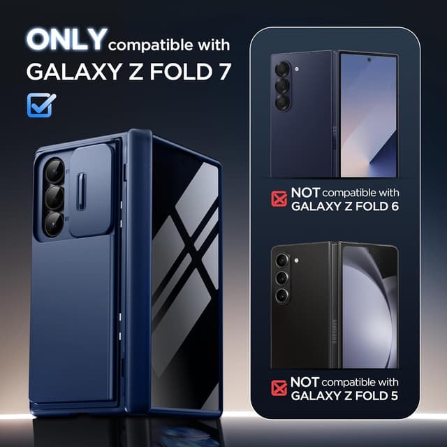 Thumbnail 1 de TONGATE Wallet Z Fold 7 Case 4-Card, Blue