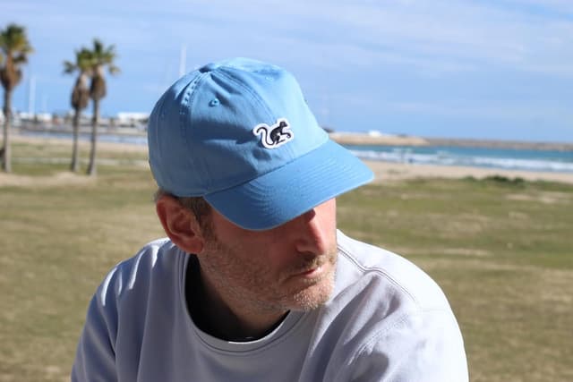 Detalle de Casquette Dad Surf Monkey Classic en coton biologique (taille unique, fermeture à pince)