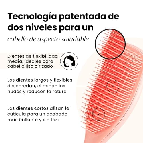 Detalle 2 de Tangle Teezer Large Ultimate Detangler — Cepillo desenredante para cabello grueso y rizado