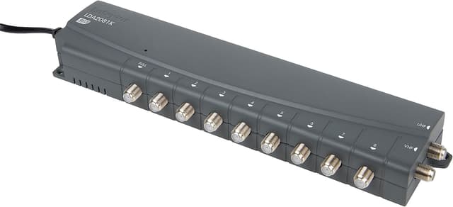 Detalle 2 de Labgear 4 Way TV Signal Booster (Indoor Aerial Amplifier) with F-Type Connections and 4G/5G Filtering