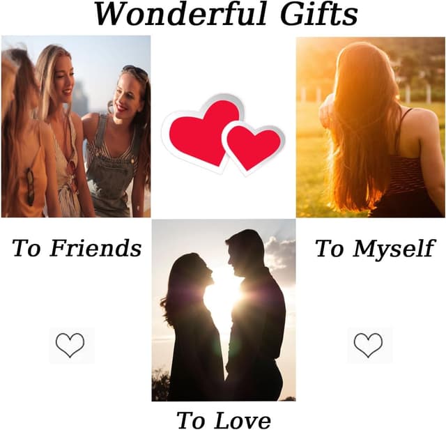 Thumbnail 6 de CCAIPU Schmuckset für Damen (925er Silber) mit Halskette, Ohrringen & Armband