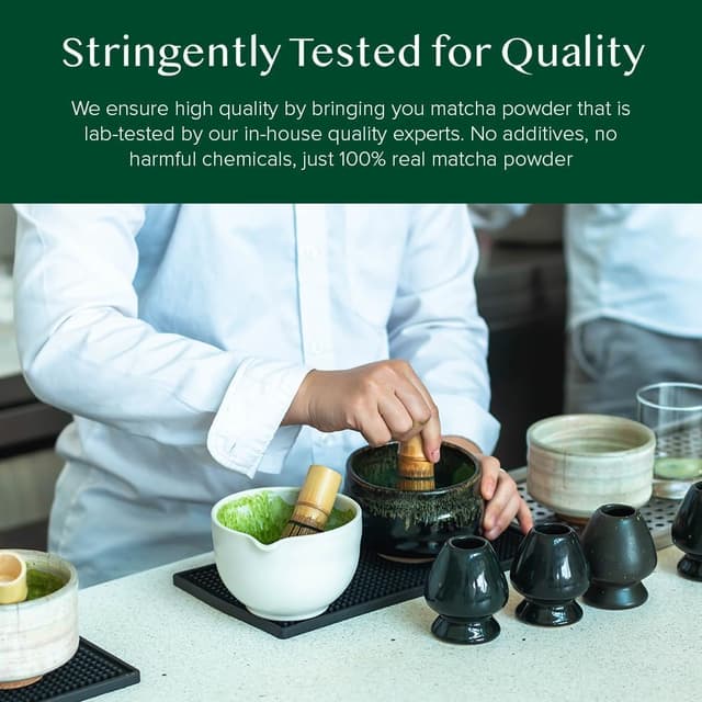 Detalle de VAHDAM Matcha Vainilla Té Verde 100g 🍵