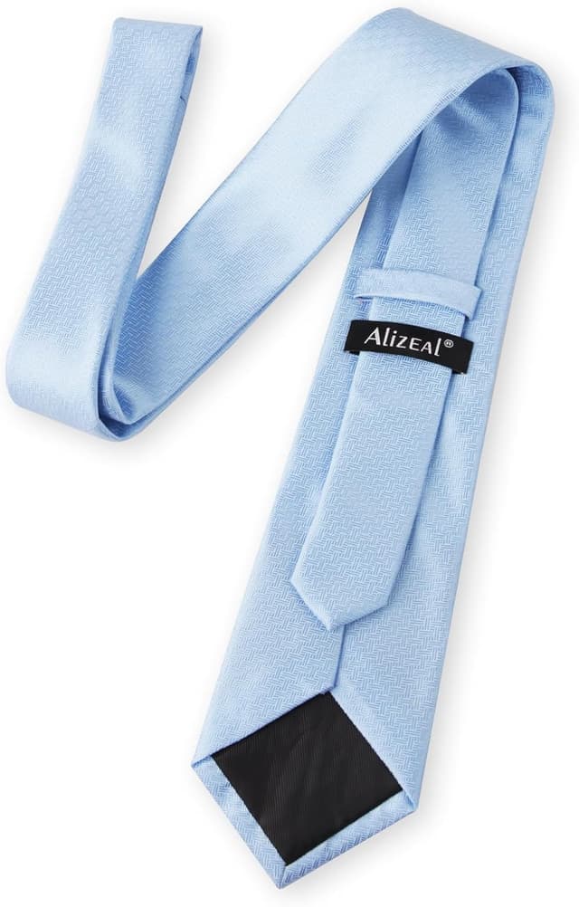 Detalle de Alizeal Mens tie set with 150 x 8cm