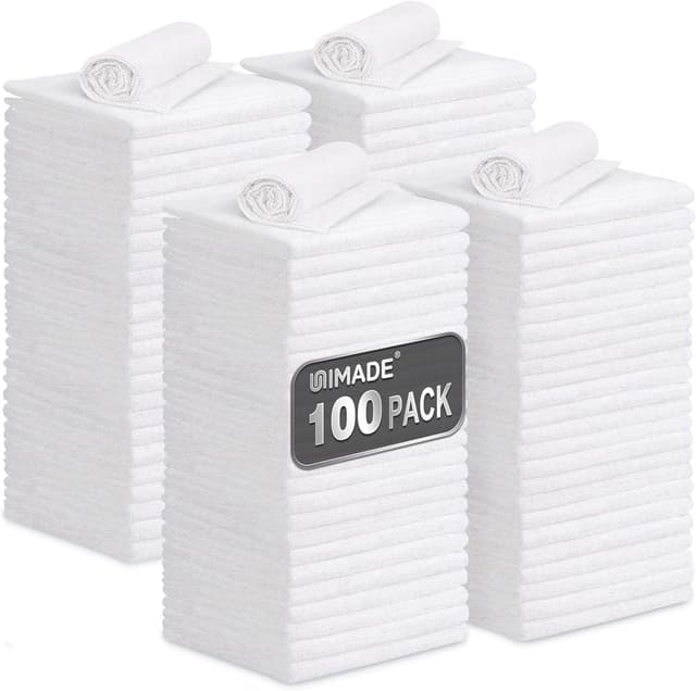 Imagen de UNIMADE Shop Towels 100 Pack microfiber shop towel 🧽 en OfertitasTOP
