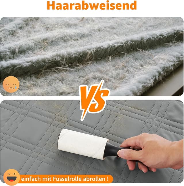 Detalle de Wasserdichte PICK FOR LIFE Hundedecke 208x259 cm