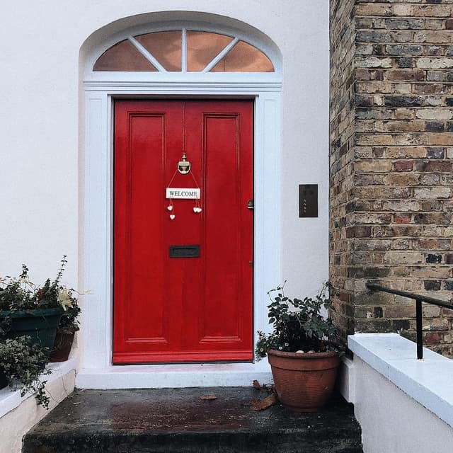 Thumbnail 1 de COM-FOUR 2x panneau porte 25x7,5 cm décoration printemps