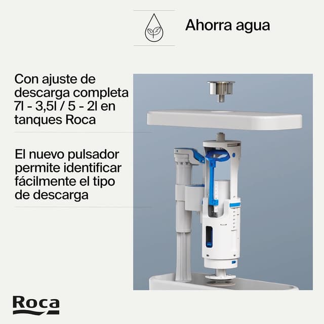 Thumbnail 2 de Roca A822505500 Mecanismo de doble descarga PLUS