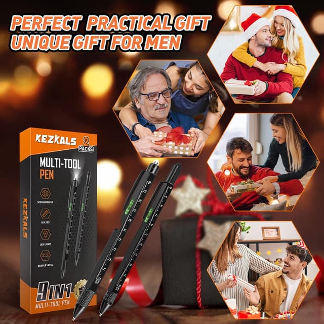 Detalle 2 de KEZKALS multi tool pen set 9 in 1
