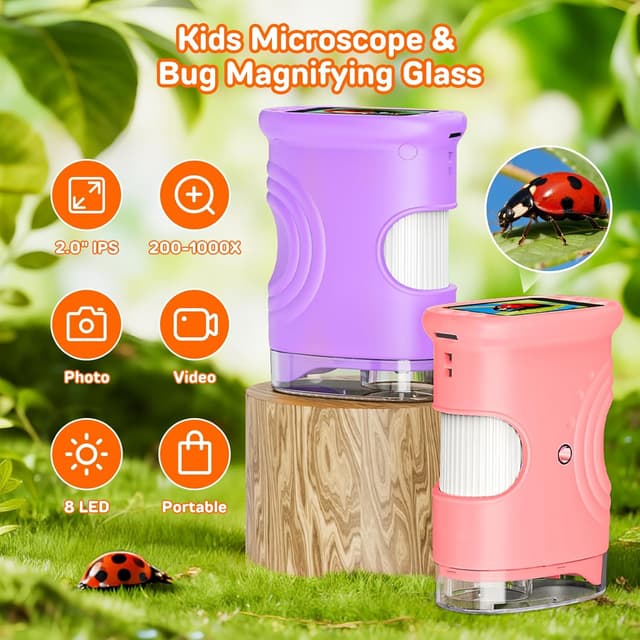 Detalle 2 de 1000X handheld digital microscope 2 inch