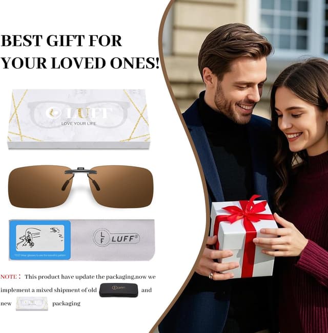 Thumbnail 6 de LUFF Clip-On Polarised Sunglasses (UV400) for Prescription Glasses – 4g Secure Fit