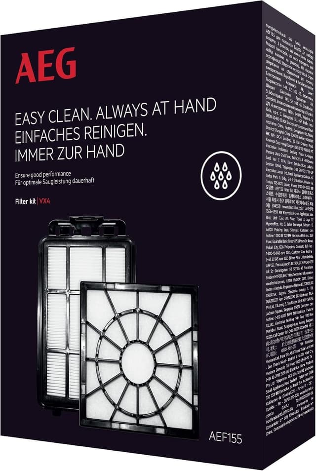 Detalle de Kit de filtre AEG AEF155 pour aspirateurs VX4