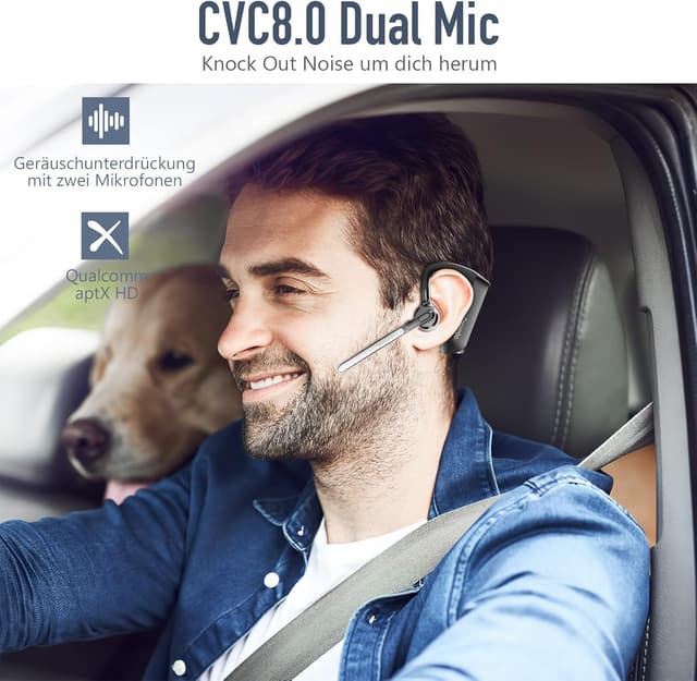 Thumbnail 4 de Conambo Bluetooth Headset V5.2 – kabellose Ohrhörer, 750 mAh Ladeetui